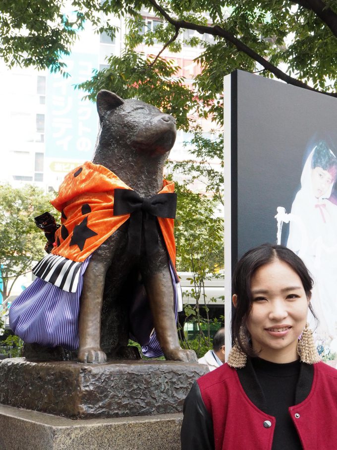 【渋谷ハロウィンおもしろ仮装画像】渋谷ファッションのお祭『シブフェス』でハチ公もハロウィン仮装(笑)