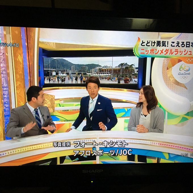 【テレビオリンピックおもしろ画像】松岡修造、2016リオ五輪で錦織圭の試合が気になりすぎて放送中に慌てる