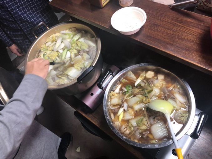東北学生稲門会の芋煮会