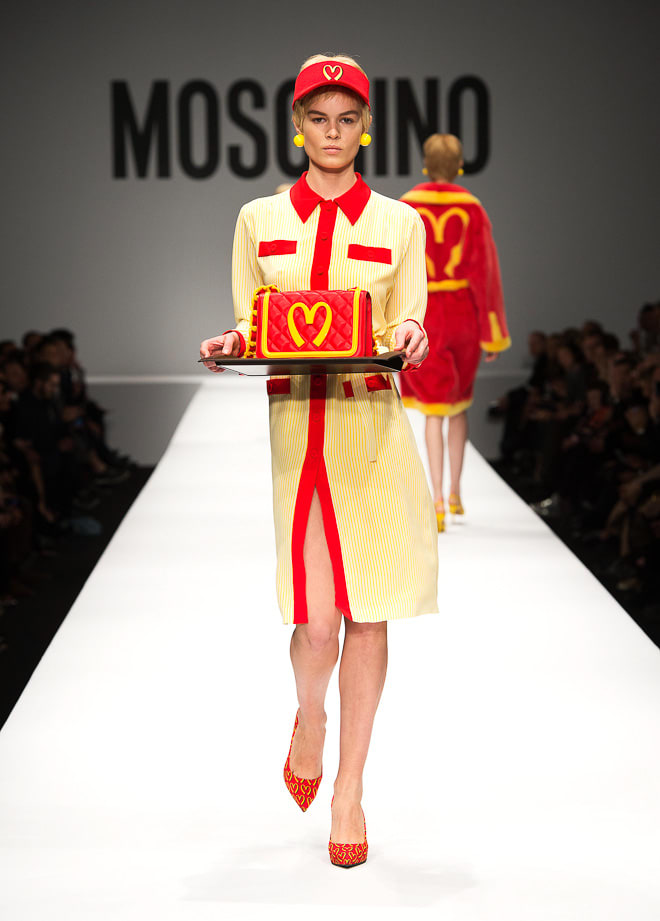 【マクドナルドおもしろ画像】マックのパクリなモスキーノのファッションショー（笑）