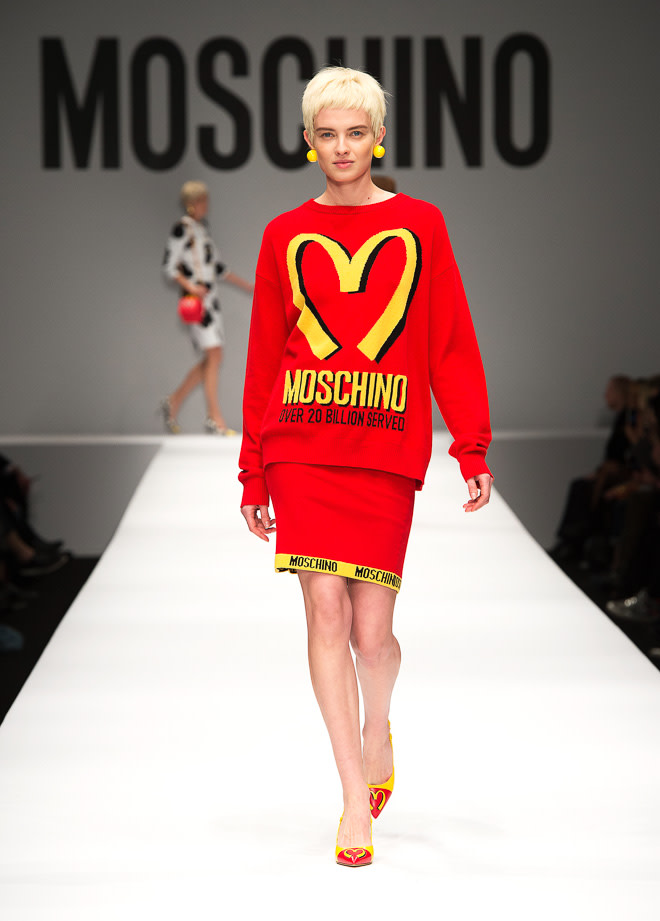 【マクドナルドおもしろ画像】マックのパクリなモスキーノのファッションショー（笑）