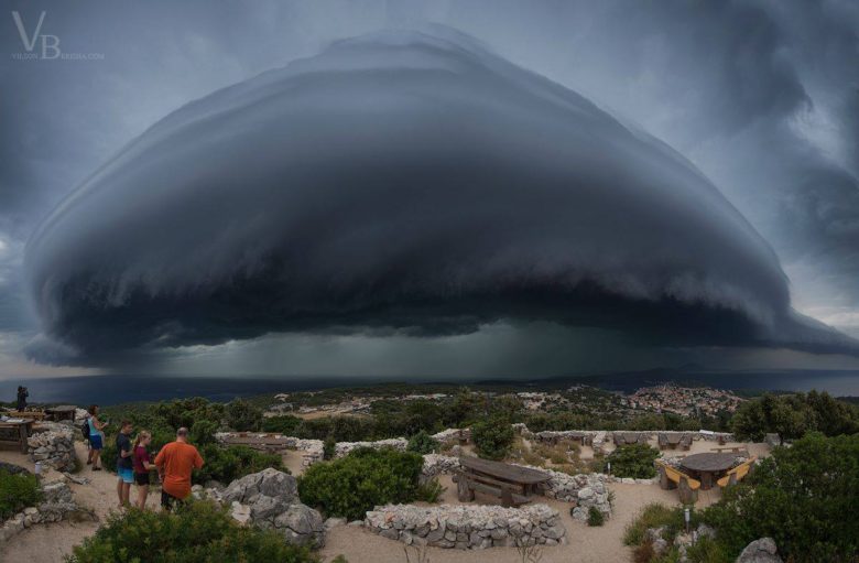 【雲おもしろ画像】2017年クロアチアのイストリア半島のひょう嵐！